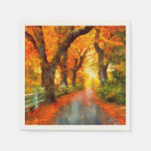 Herfst/Herfst/Bladeren/natuur Servet (Voorkant)