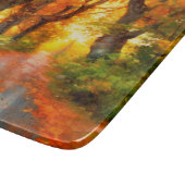 Herfst/Herfst/Bladeren/natuur Snijplank (Hoek)