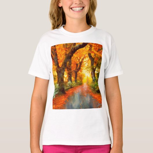 Herfst/Herfst/Bladeren/natuur T-shirt (Voorkant)