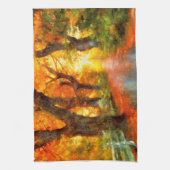 Herfst/Herfst/Bladeren/natuur Theedoek (Verticaal)