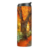 Herfst/Herfst/Bladeren/natuur Thermosbeker (Gedraaid links)