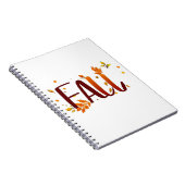 Herfst/herfst/bladeren Notitieboek (Rechterzijde)
