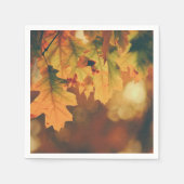 Herfst herfst bladeren partij drankservetten servet (Voorkant)