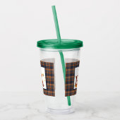 Herfst/Herfst/Bladeren/Plaid Acryl Drinkbeker (Links)