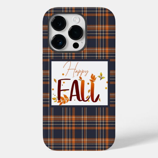Herfst/herfst/bladeren/plaid Case-Mate iPhone Case (Achterkant)