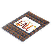 Herfst/herfst/bladeren/plaid Notitieboek (Linkerzijde)