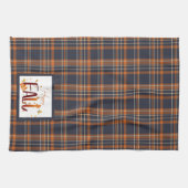 Herfst/herfst/bladeren/plaid Theedoek (Horizontaal)