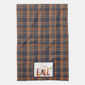 Herfst/herfst/bladeren/plaid Theedoek (Verticaal)