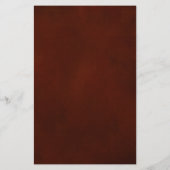 Herfst herfst bladeren rustiek land bruiloft menu (Achterkant)