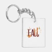 Herfst/herfst/bladeren Sleutelhanger (Voorkant Links)
