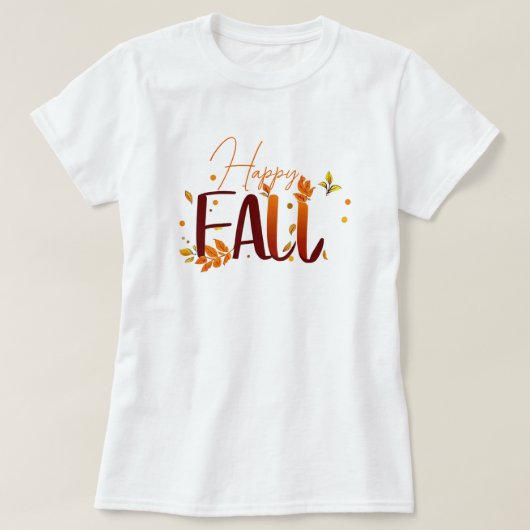 Herfst/herfst/bladeren T-shirt (Design voorkant)