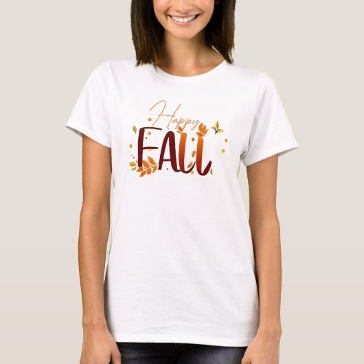 Herfst/herfst/bladeren T-shirt (Voorkant)