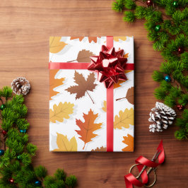 Herfst/Herfst bladeren Thanksgiving cadeauverpakki Cadeaupapier