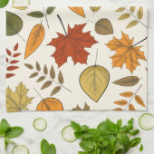 Herfst Herfst bladeren Thanksgiving keukenhanddoek (Gevouwen)