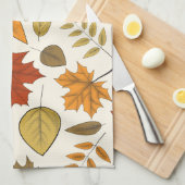 Herfst Herfst bladeren Thanksgiving keukenhanddoek (Quarter Fold)