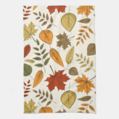 Herfst Herfst bladeren Thanksgiving keukenhanddoek (Verticaal)