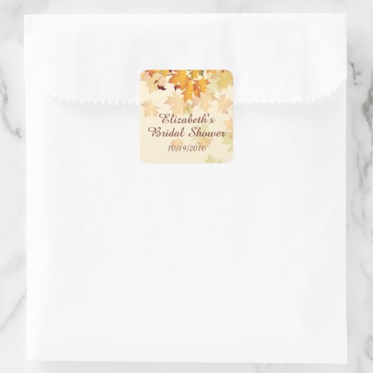 Herfst herfst bladeren Vrijgezellenfeest Sticker (Tas)