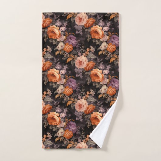 Herfst Herfst Bloemen Bad Handdoek (Handdoek)