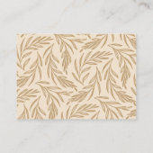 Herfst Herfst Bloemen Boeken Baby shower Informatiekaartje (Achterkant)