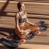 Herfst herfst bloemen gepersonaliseerd yogamat