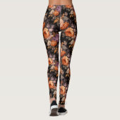 Herfst Herfst Bloemen Leggings (Achterkant)