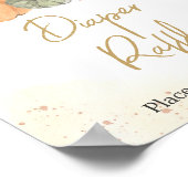 Herfst Herfst Bloemen Pompoen Luier Raffle Poster (Hoek)