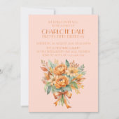 herfst/Herfst Bloemen Rustiek Verjaardagsfeest Kaart (Voorkant)