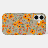 Herfst Herfst Bloemenpatroon Salie Groen Case-Mate iPhone Case (Achterkant (horizontaal))