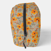 Herfst Herfst Bloemenpatroon Salie Groen Toilettasje (Rechts)