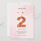 Herfst Herfst Bloementuin 2e Verjaardag Esthetisch Kaart (Voorkant)