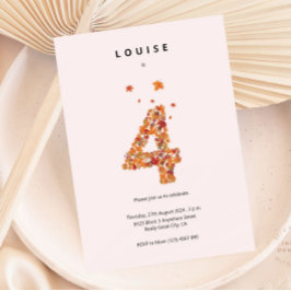 Herfst Herfst Bloementuin 4e Verjaardag Esthetisch Kaart