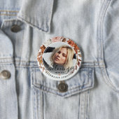 Herfst Herfst Bloom in het liefhebben van geheugen Ronde Button 7,6 Cm (In situ)