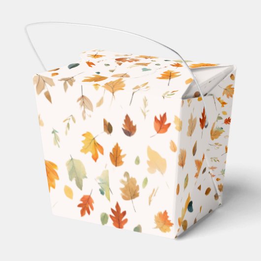 Herfst Herfst Boek-thema Baby shower Favoriet Box Bedankdoosjes (Achterkant)