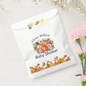 Herfst Herfst Boho Pompoen Bloemen Schattige Baby  Bedankzakje (Gezegeld)