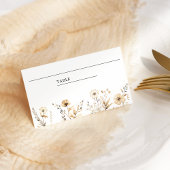 Herfst herfst Boho Wildflower bruiloft Plaatskaartje