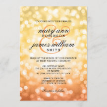 Herfst / Herfst Bokeh Lights Elegant Huwelijk