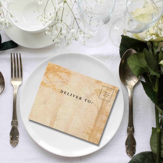 Herfst herfst bosbomen Natuur e-mail website All In One Uitnodiging