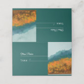 Herfst Herfst Bossen Blue Mountain Plaatskaartje (Buitenkant ongevouwen)