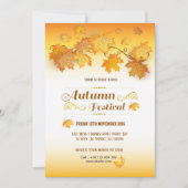 Herfst/herfst brochure kaart (Voorkant)