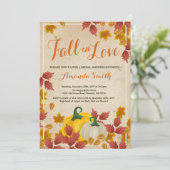 Herfst Herfst Bruids Douche uitnodiging (Staand voorkant)
