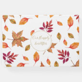 Herfst herfst bruiloft gasten boek aandenken (Achterkant)