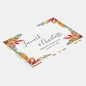 Herfst herfst bruiloft gasten boek aandenken (Hoek)