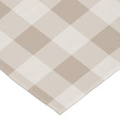 Herfst Herfst Bruin Taupe Plaid Patroon Lange Tafelloper (Hoek)