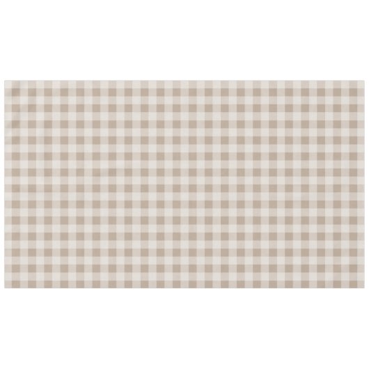 Herfst Herfst Bruin Taupe Plaid Patroon Tafelkleed (Voorkant (Horizontaal))