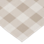 Herfst Herfst Bruin Taupe Plaid Patroon Tafelkleed (Gekanteld)