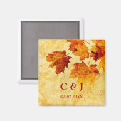 herfst herfst bruine bladeren met uitzondering van magneet (Voorkant / Achterkant)