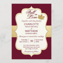 Herfst herfst Burgundy Gold HERFST op het huwelijk