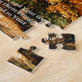 Herfst herfst Christelijke Bijbelversie van de Bij Legpuzzel (Zijkant)