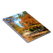 Herfst herfst Christelijke Bijbelversie van de Bij Notitieboek (Rechterzijde)