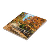 Herfst herfst Christelijke Bijbelversie van de Bij Tegeltje (Zijkant)